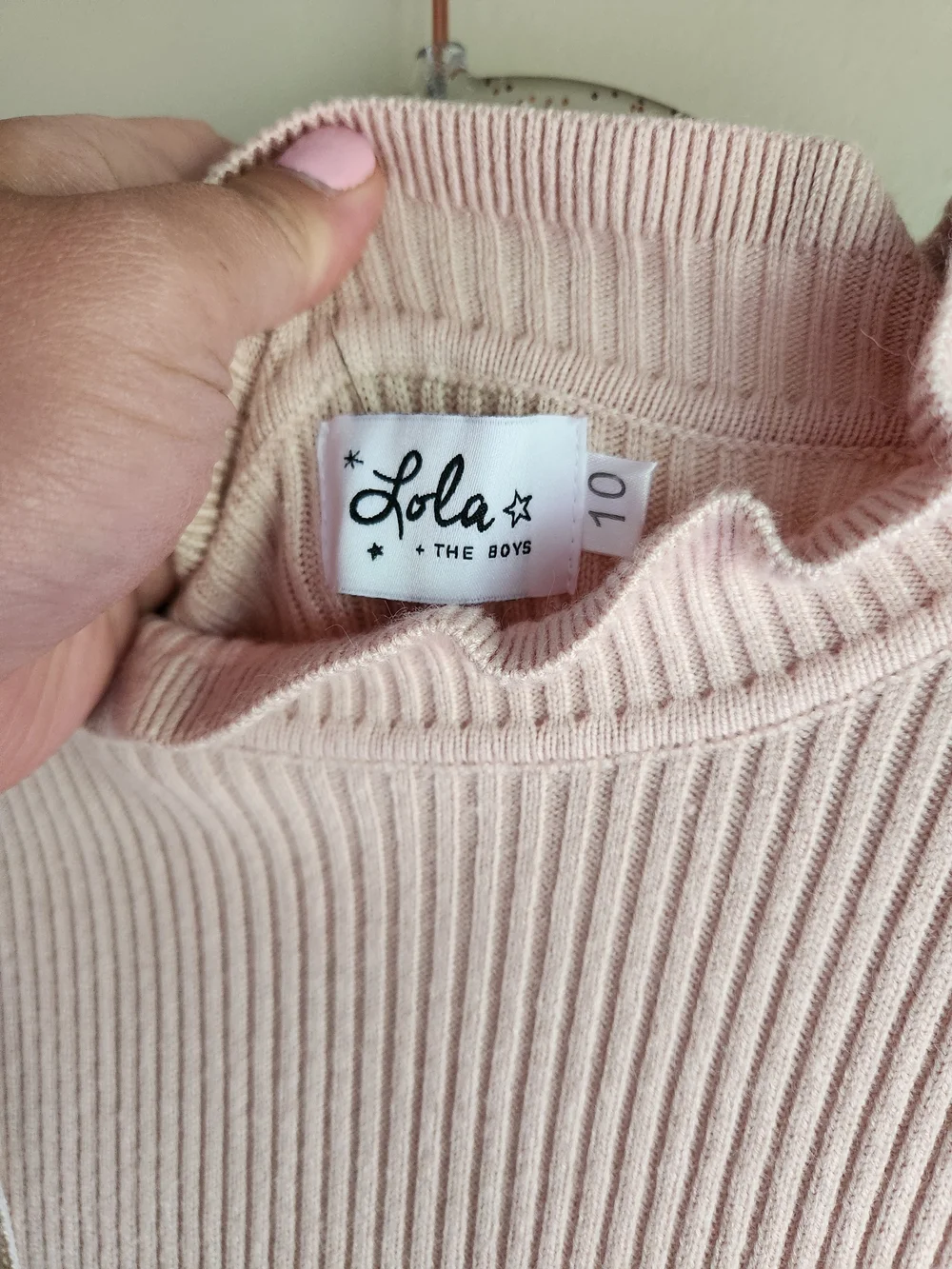 Lola + The Boys soft ribbed